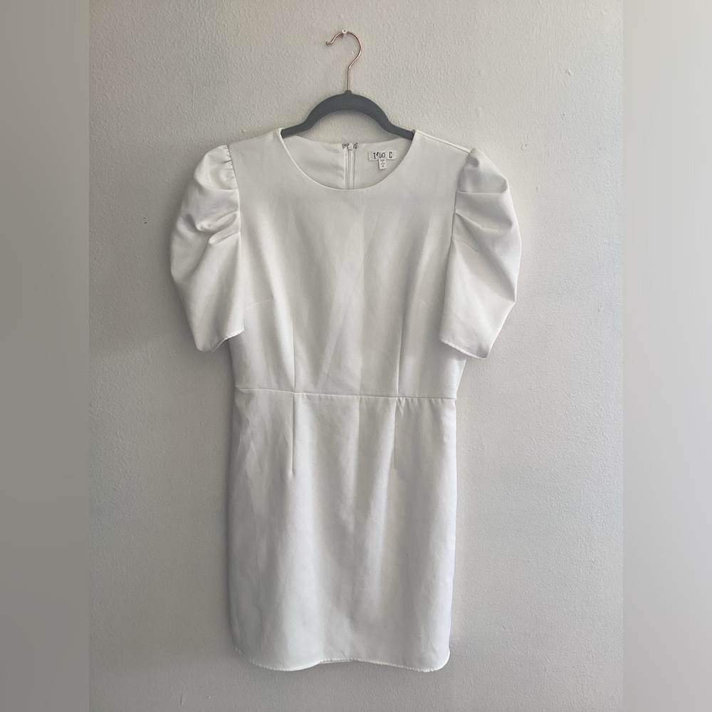 White Ruffle Dress
